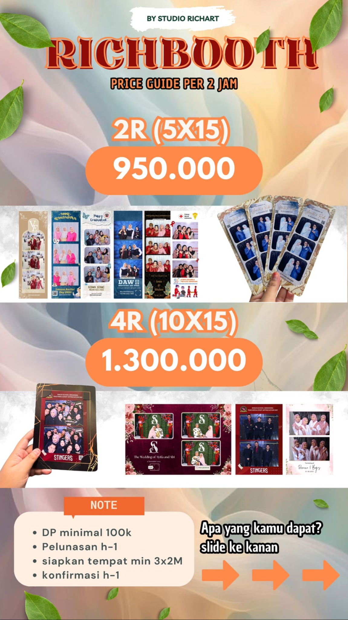 Contoh paket 2R Richbooth